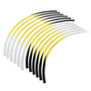 Kawasaki KX 250F 21" 19" Rim Stripes Wheel Stickers Decals (2004-2021)