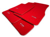 BMW 5 Series E60 E61 Premium Red Floor Mats (2005-2010)