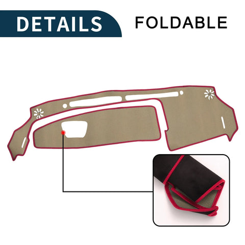 Suzuki WagonR MH35S / 55S Sun Protector Black Red Dashboard Cover Mat (2012-2022)