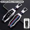 Porsche Cayenne Macan Panamera 911 Luminous Metal Car Key Fob Case Cover