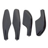 Toyota Land Cruiser LC100 FJ100 4x Black Roof Rack Rails (1998-2007)