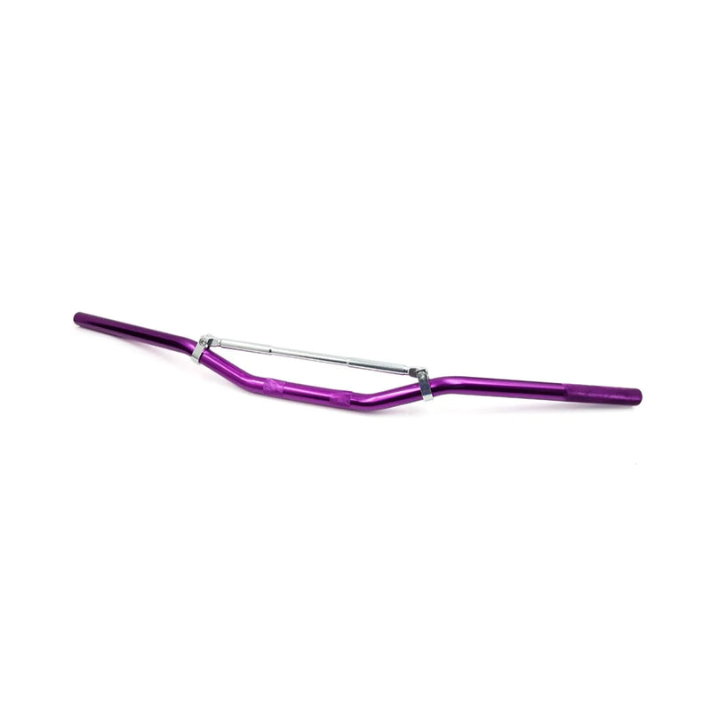 Motorcycle 7/8'' 22mm Dia Aluminum Front Handlebar Purple