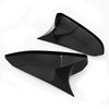Honda Civic 2 x Glossy Black OX Horn Rear View Mirror Covers (2016-2021)