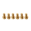 Motor Bike Bicycle Gold 6pcs M6x35mm Titanium Torx Head Flange Bolts