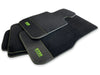 BMW 5 Series F07 GT Model Carbon Fiber Leather Floor Mats (2010-2017)