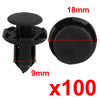 Mitsubishi Honda 100Pcs Push Type Mudguard Retainer Clips