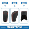Hyundai Verna 2010-2014 Faux Leather Black Red Gear Shifting Knob Cover