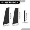Lexus Sedan 2021-2023 Black 6 Pcs Car Pillar Window Trim Covers