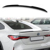 BMW 4 Series G22 (2021-2023) Jet Black M4 Style ABS Boot Spoiler