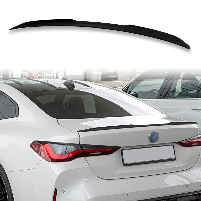 BMW 4 Series G22 (2021-2023) Jet Black M4 Style ABS Boot Spoiler