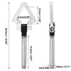 Lexus IS250 Silver Tone Triangle Shape Front Rear Bumper Tow Hook Screw