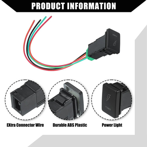 Toyota Landcruiser 4Runner RAV4 Power Push Button Switch Set (2003-2023)