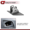 BMW 328i Silver Tone Bumper Headlight Washer Nozzle Cover Cap