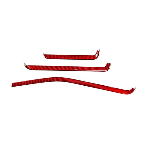 Corvette C8 Z51 Red Carbon Fiber Dashboard Trim Cover (2020-2023)