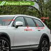 Chevy Malibu Black 6 Pcs Pillar Window Trim (2016 - 2021)
