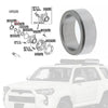 Toyota 4Runner, FJ Cruiser, Tacoma, Lexus Axle Bearing Retainer (2003-2023)