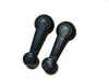 ISUZU NPR 115, S250, Rocky Window Crank Handle 2 x OEM Black (1995-2004)