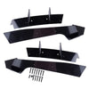Ford Mustang Rear Bumper Lip Splitter Spoiler Diffuser Kit (2015-2023)