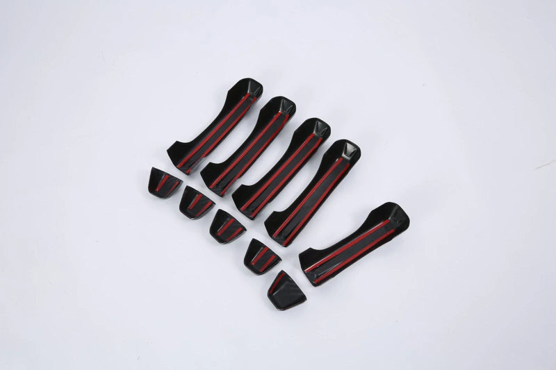 Jeep Wrangler JL Door Handle Lid Cover Trim 10pcs (2018-2023)