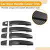 Chevrolet Cruze Car Door Handle Cover Trim Carbon Fiber Black (2011–2015)