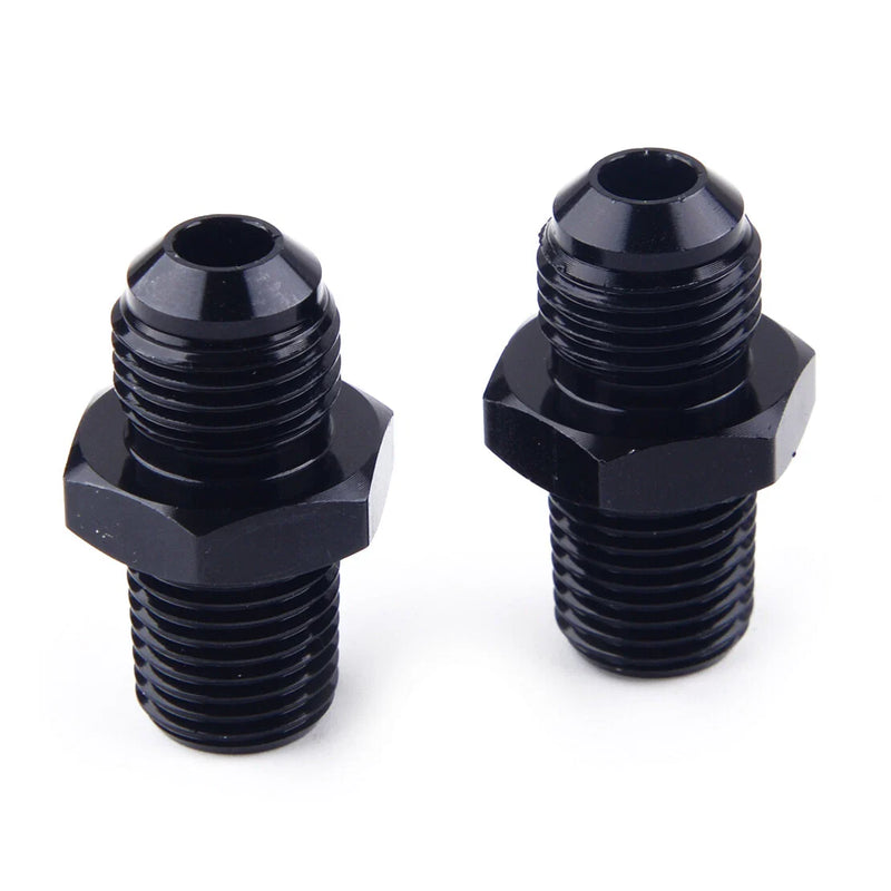 GM Turbo 4L60E 6AN Transmission Oil Cooler Adapter Fittings (1993-2002)