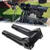 Harley 8.46" Black Pullback Handlebar Risers Clamp