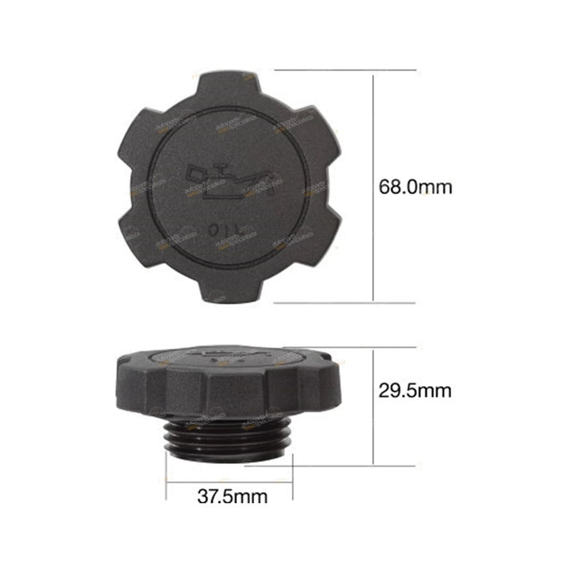 Landcruiser HZJ78R 6cyl 4.2L 1HZ Engine Oil Filler Cap (1999–2007)
