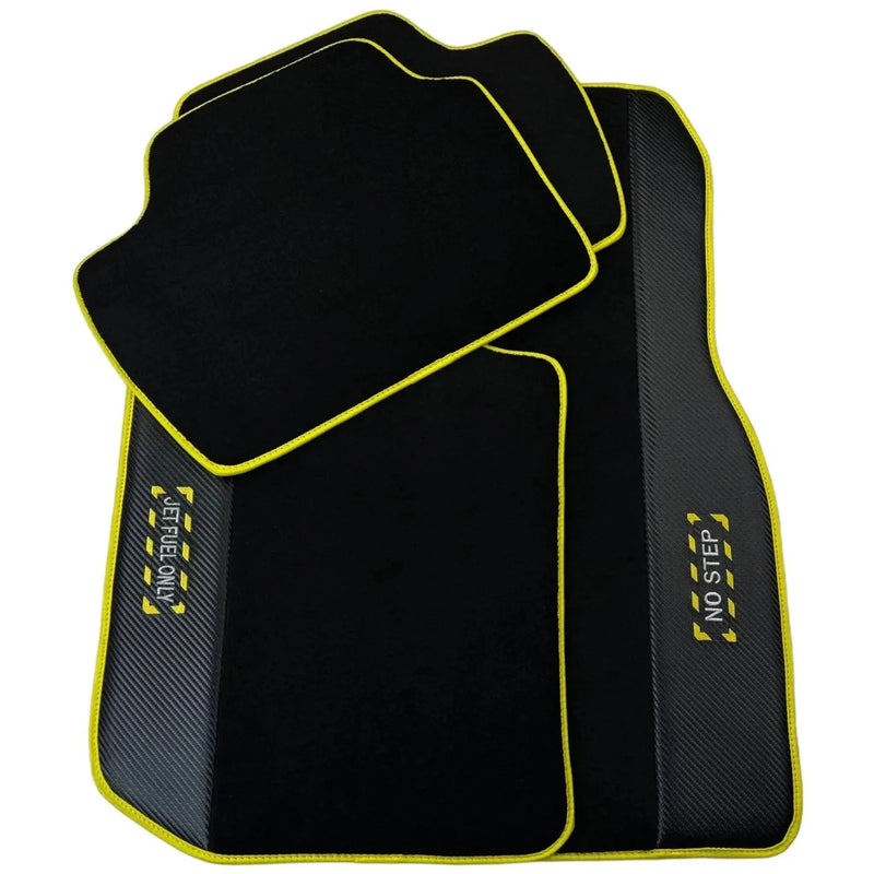 BMW X6 E71 SUV (2008-2014) with Carbon Fiber Design Black Floor Mats