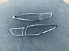 Chevrolet Chevy Blazer Chrome Rear Tail Light Lamp Lid Cover Trim (2019-2022)
