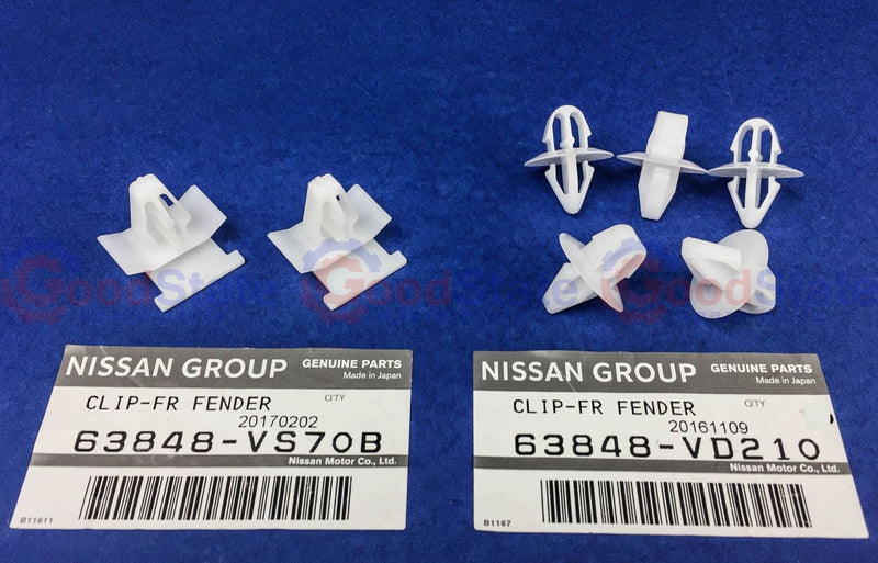 Nissan Patrol Y61 GU GU4 Series 4 Flare Clip kit Front