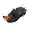 Harley Touring Electra Glide Orange Black Gel Seat (2009-2023)