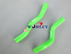 Kawasaki KFX450 KFX450R Aluminum Radiator & Green Silicone Hose (2008-2012)