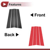 Honda City (2003-2008) Black Carbon Fiber 4 Pcs Car Door Pillar Window Trim