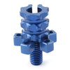 Motorcycle Dirt Bike Blue M8 8MM Clutch Brake Lever Cable Adjuster Screw