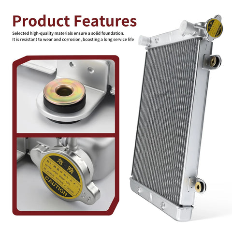 Polaris Ranger 500 2x4 / 4x4 Aluminium Radiator (2007-2009)