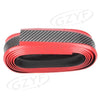 Car Carbon Fiber Front & Rear Lip Splitter Body Spoiler w/ Adhesive
