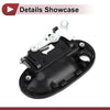 Hyundai Accent Front Right Black ABS Exterior Door Handle (2010-2017)