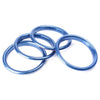 Audi A3 4 x Air Vent Outlet Ring Cover Trim Blue (2012-2019)