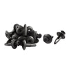Honda 15 Pcs 7.5mm Plastic Push Type Rivet Clips