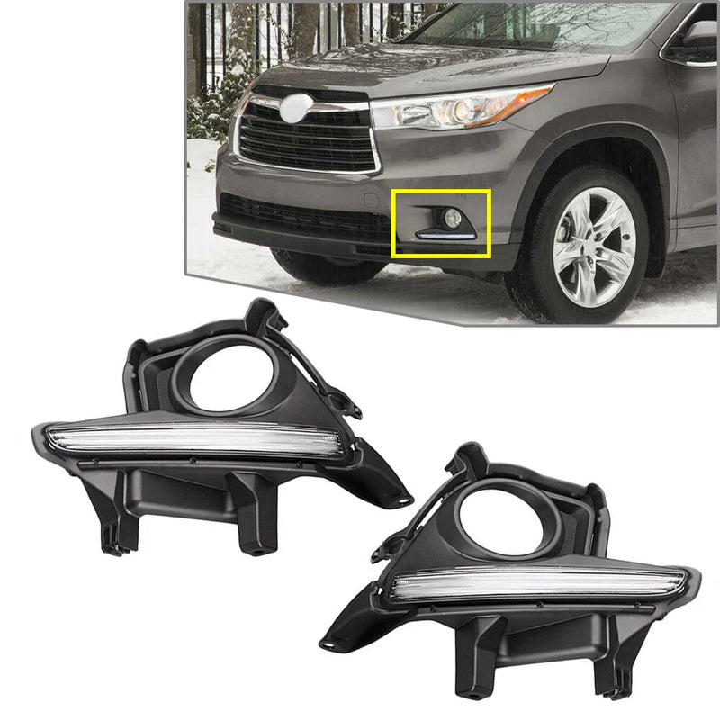Toyota Highlander LED Daytime Running Fog Lamps (2014-2016)