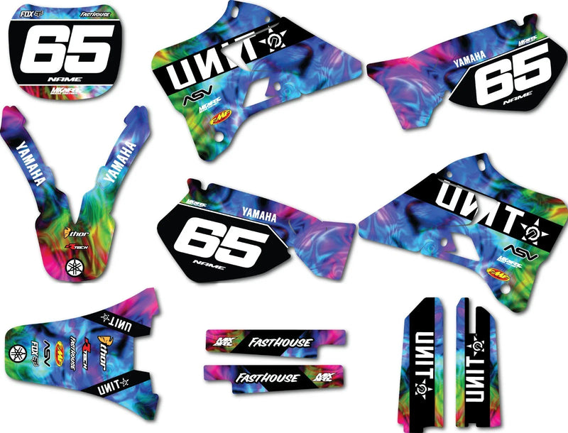 Yamaha YZ 125 Custom Graphics Decal Kit (1996-2001)