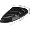 Honda Civic 10th Gen Carbon Fiber Rearview Mirror Cover (2016-2020)