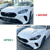 BMW F70 F74 2 x Carbon Look Headlight Eyelid Trim Covers (2024-2025)