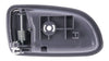 Kia Rio 2 x Front LH+RH Textured Grey Inner Door Handle (2002–2005)