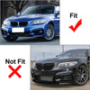 BMW 2 Series F22 F23 M Sport Fog Lamp Grill with Light Hole (2014-2021)