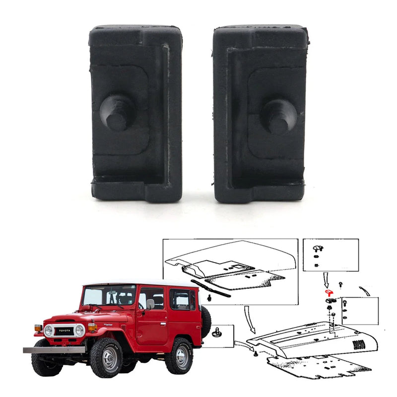 Toyota Land Cruiser BJ40 BJ41 FJ45 HJ47 Cushion Windshield Rest Block