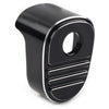 Harley Touring Bagger FLH Tri-Line Ignition Switch Cover Black (2014-2022)