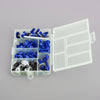 F2 158 Piece Blue Aluminium Fairing Screw Trim Bolts Set