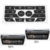 BMW 5 Series Replacement Climate Control Button Stickers (2009-2015)
