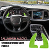 Dodge Charger Challenger Green Steering Wheel Paddle Shifter Covers